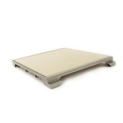 Blaze 15-Inch Ceramic Pizza Stone With Stainless Steel Tray for Professional LUX Gas Grills - BLZ-PRO-PZST-2