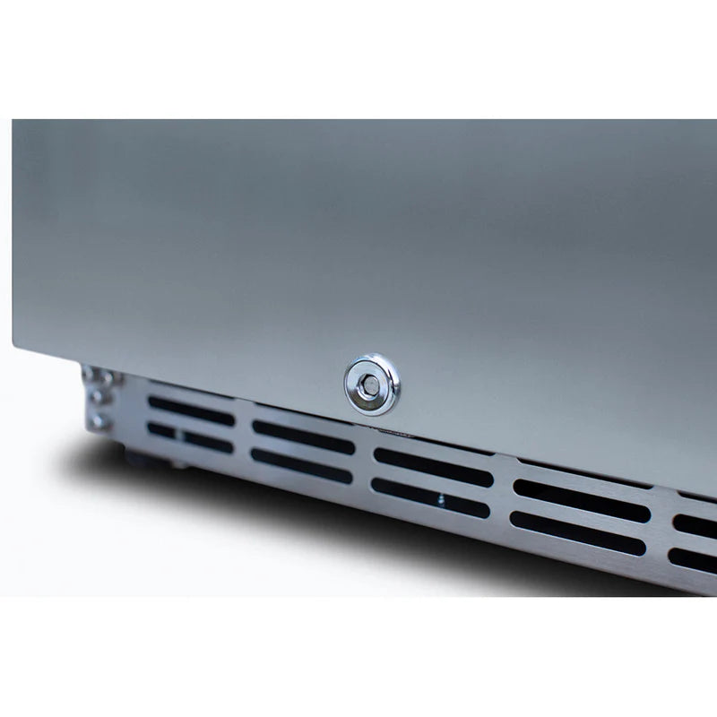 AMD 15" Outdoor Rated Fridge with Glass Door - AMD-RFR-15G