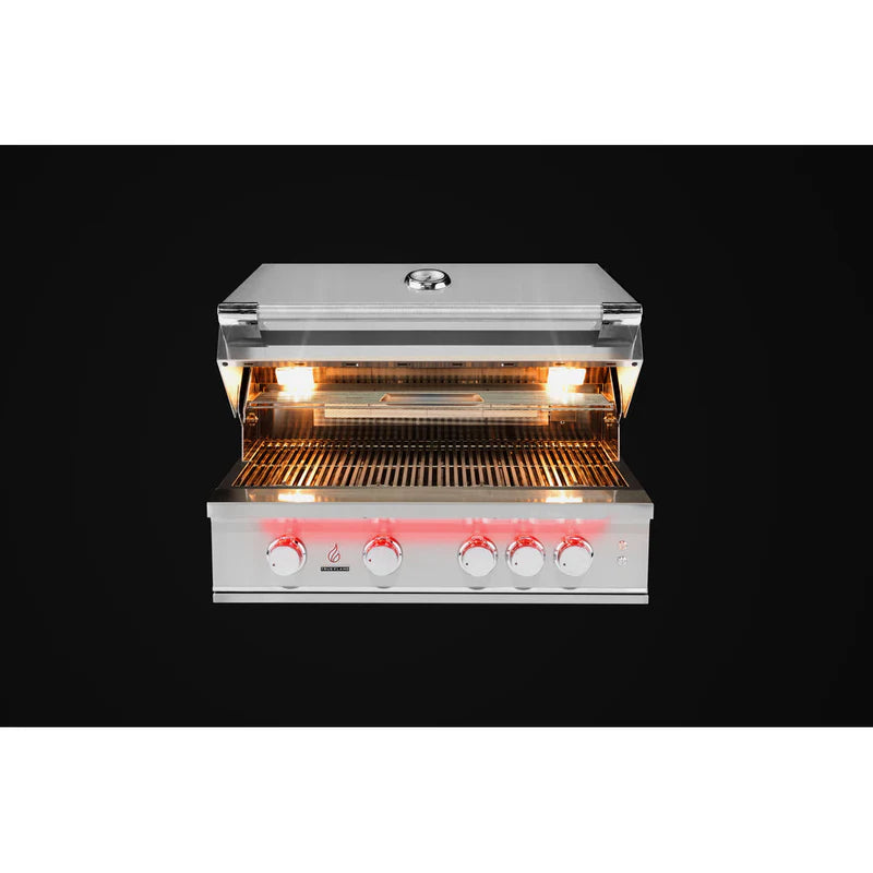 TrueFlame 40" 5 Burner Built-In Grill - TF40