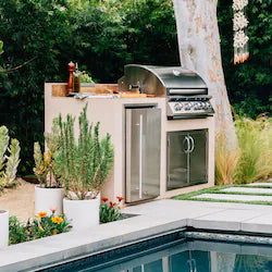 Summerset Sizzler Pro 32-in 4 Burner Built-In Natural Gas Grill w/ Rear Infrared Burner - SZRPRO32