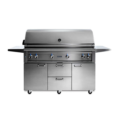 Lynx 54-Inch Professional Gas Grill On Cart with 3 Ceramic & 1 Trident Infrared Burners - L54TRF