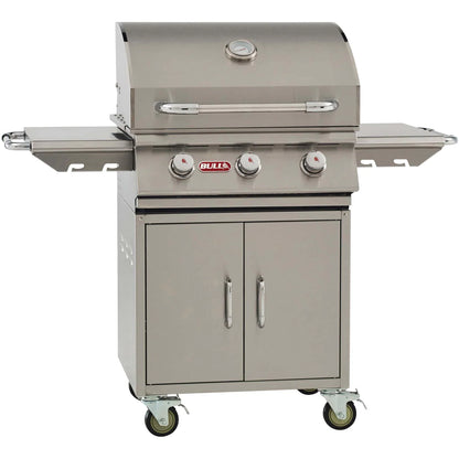 Bull BBQ Steer Premium 25-Inch 3-Burner Freestanding Gas Grill SKU: 69101 (LP) / 69102 (NG)