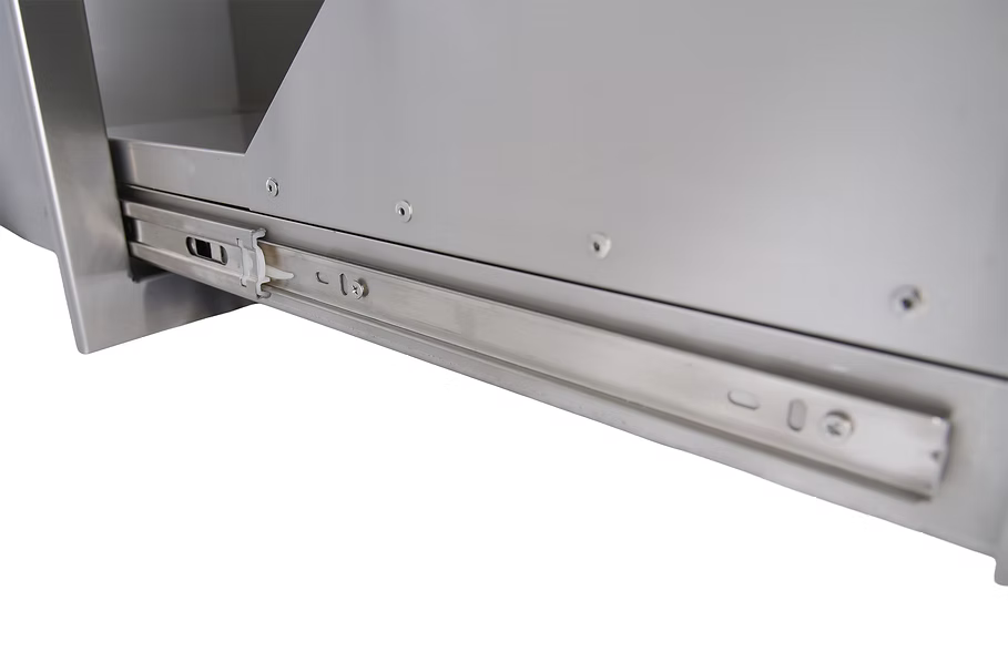 Outdoor Kitchen Stainless Steel Dual Trash/Propane Pull-Out
