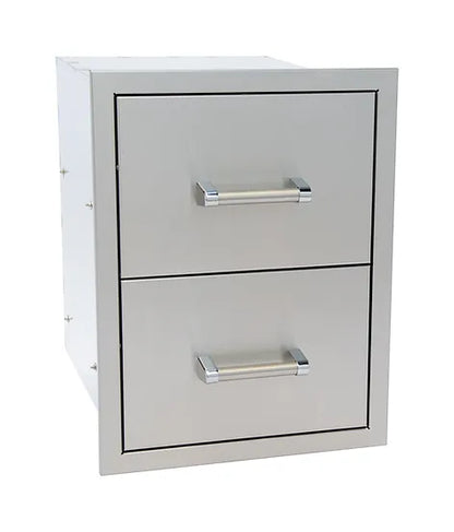 Kokomo Outdoor Kitchen Stainless Steel Double Drawer SKU: KO-DD1