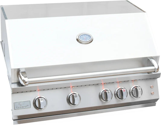 Kokomo 32” Professional Built in Gas Grill (4 Burner/Back Burner) SKU: KO-BAK4BG-PRO