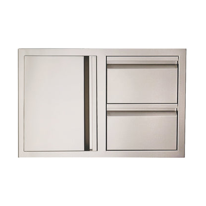 RCS - Doors - Double Drawers w/ Single Door - VDC1SC