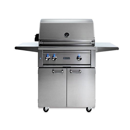 Lynx 30-Inch Professional Gas Grill On Cart with All Trident Infrared Burners - L30ATRF