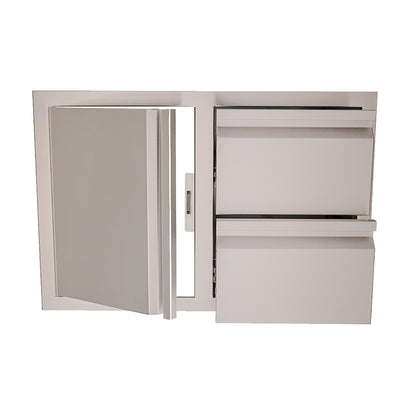 RCS - Doors - Double Drawers w/ Single Door - VDC1SC