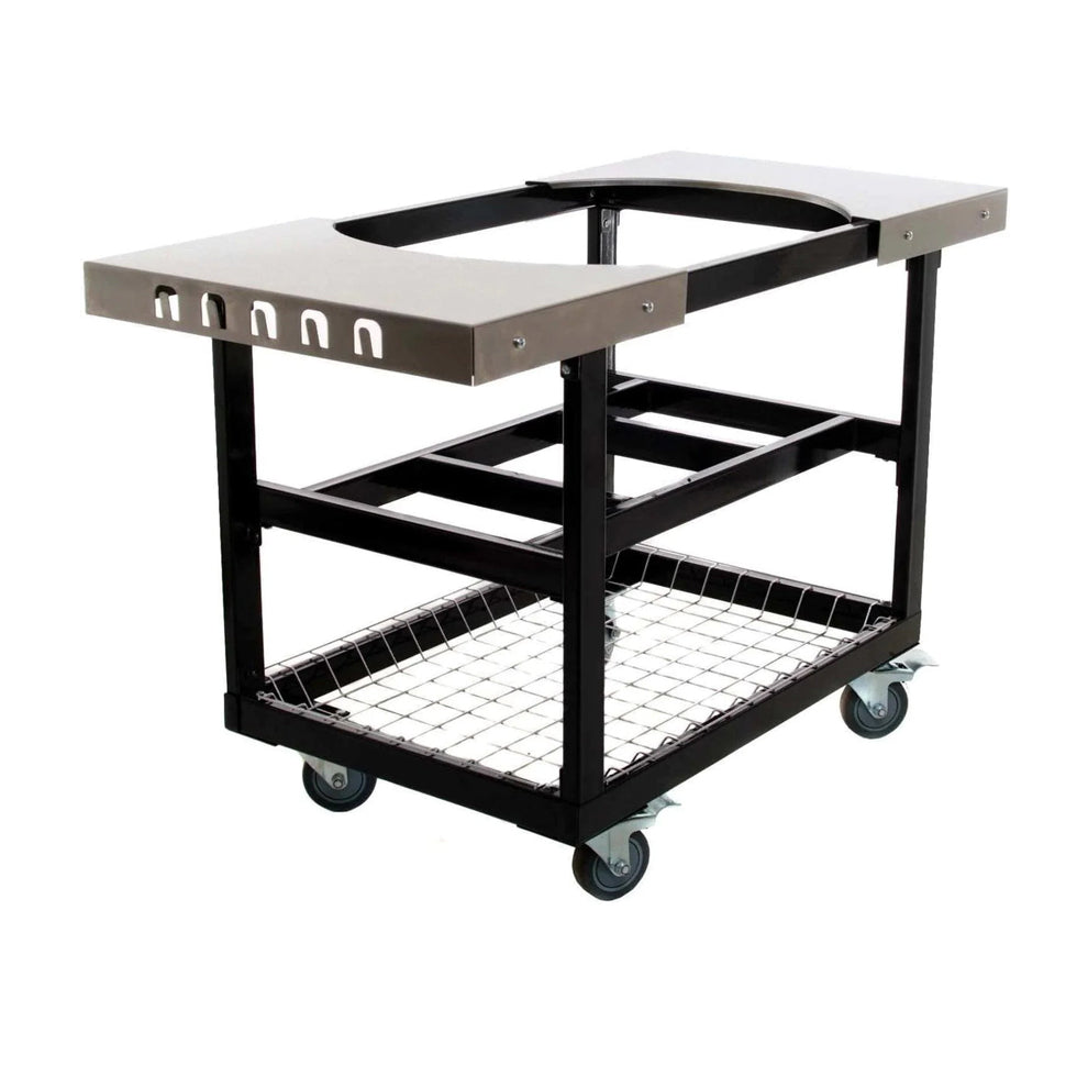 Primo Cart Base with Basket and Stainless Side Shelves