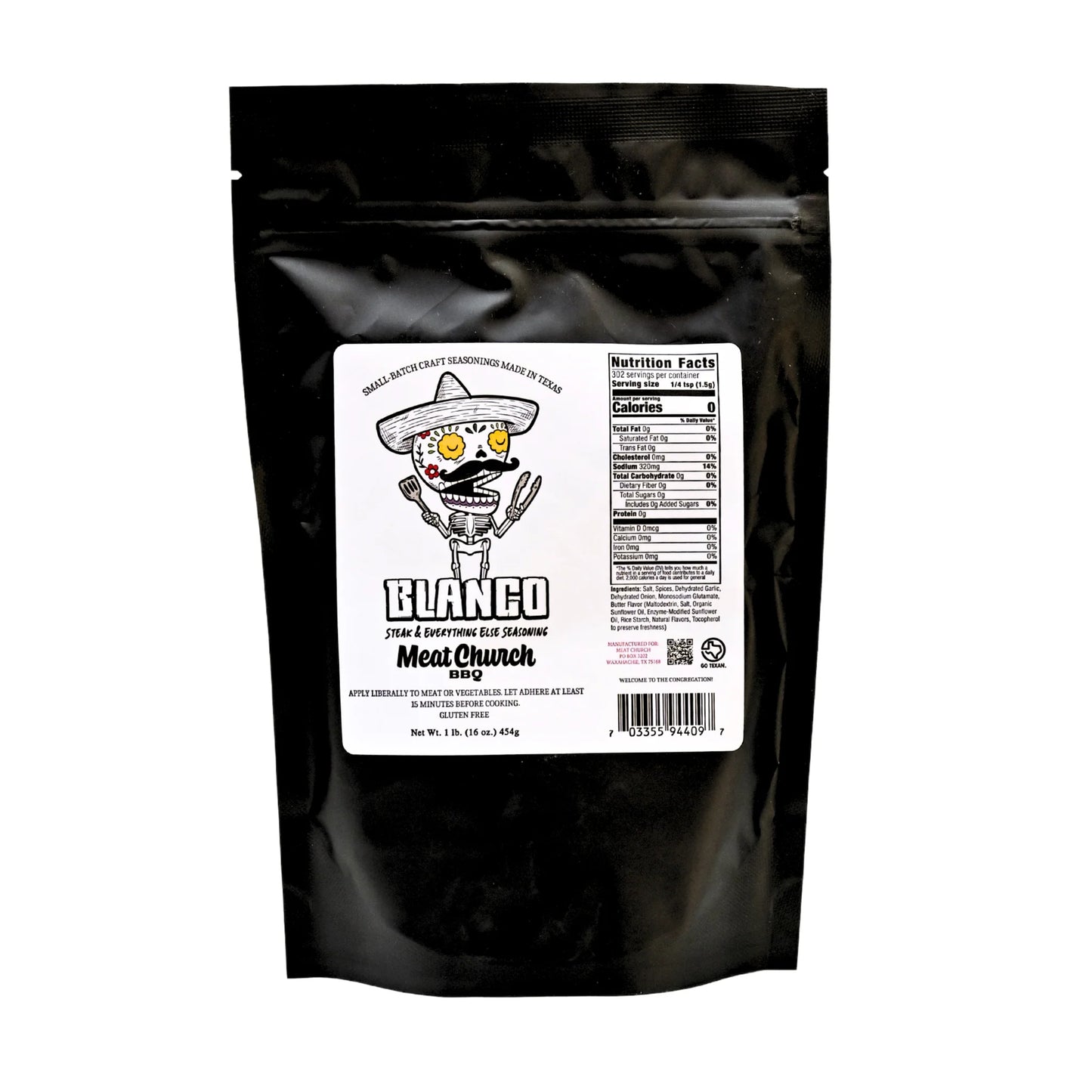 Meat Church BBQ - Blanco - Steak and Everything Else Seasoning