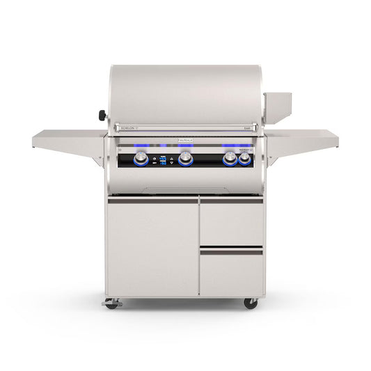 Fire Magic Echelon Diamond E660i 30-Inch Freestanding Propane/Natural Gas Grill w/ Rotisserie, Left Side Infrared Burner & Digital Thermometer
