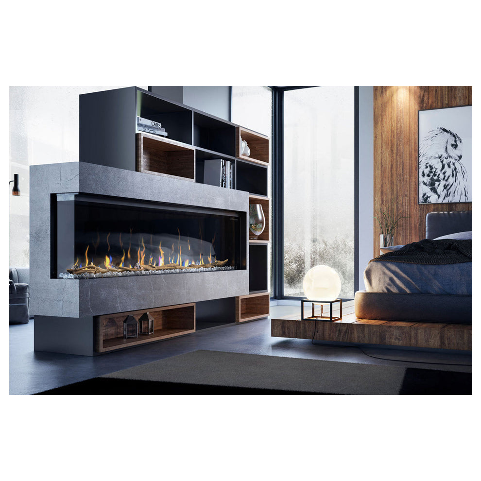 Dimplex IgniteXL Bold 74" Smart Linear Multi-Side View Built-In Electric Fireplace - XLF7417-XD