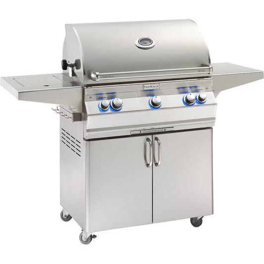 Fire Magic Aurora A540s 30-in Propane Grill With Analog Thermometer, Rotisserie And Single Side Burner