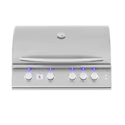 Summerset Sizzler Pro 40-in 5 Burner Built-In Natural Gas Grill w/ Rear Infrared Burner - SZRPRO40
