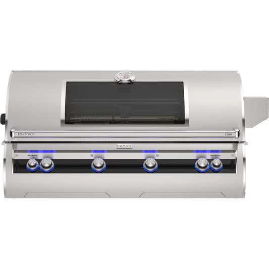 Fire Magic Echelon Diamond E1060i 48-Inch Built-In Propane/Natural Gas Grill w/ Rotisserie, Magic Window & Thermometer