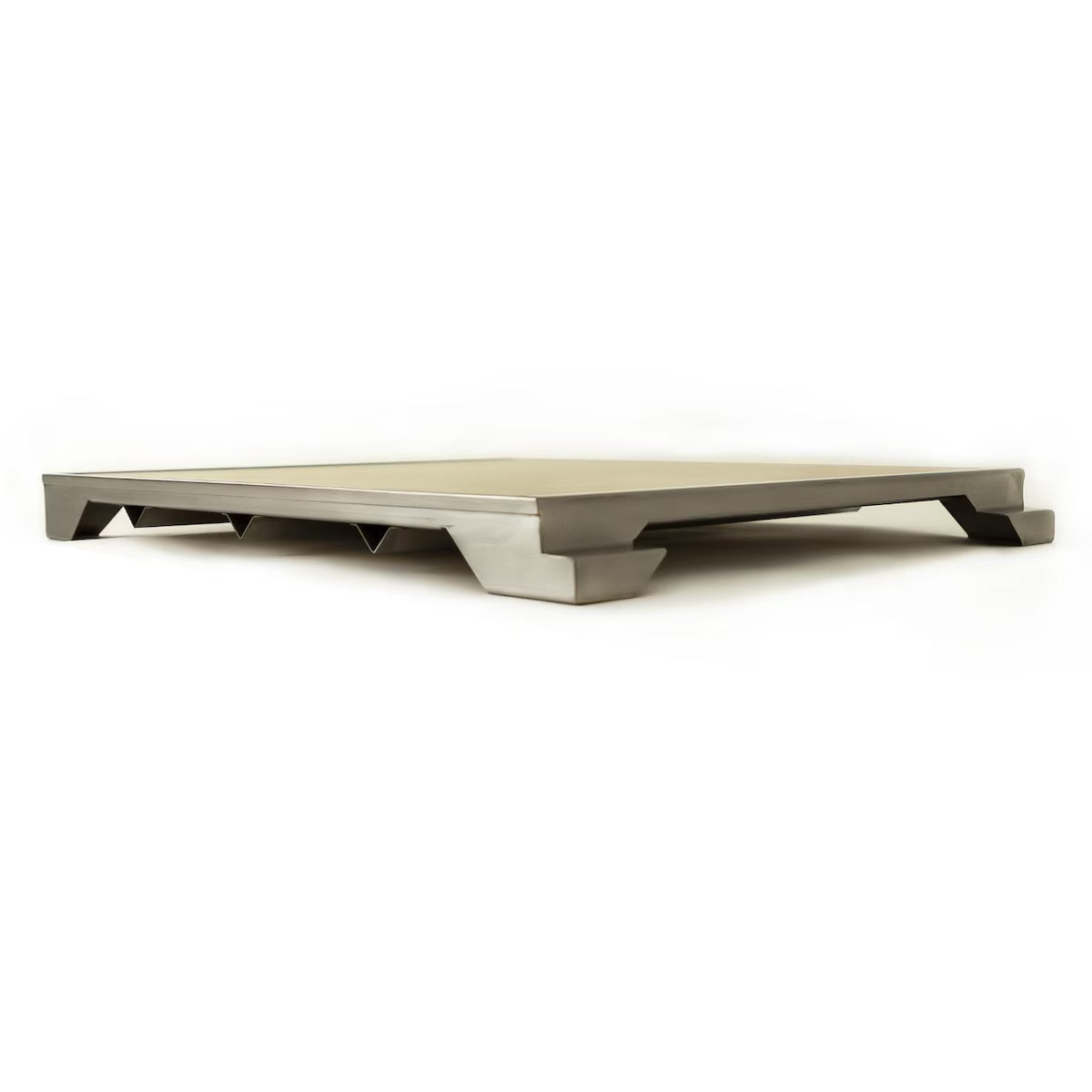 Blaze 15-Inch Ceramic Pizza Stone With Stainless Steel Tray for Professional LUX Gas Grills - BLZ-PRO-PZST-2