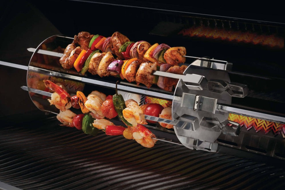 Napoleon - Rotisserie Shish-Kebab Skewer Set with Removable Skewers