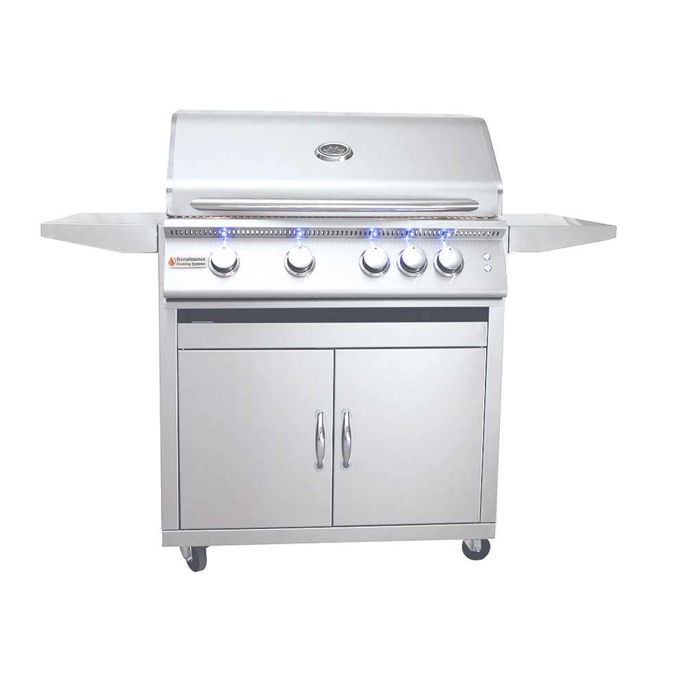 RCS - 32" Premier "L" Freestanding Grill - RJC32AL CK