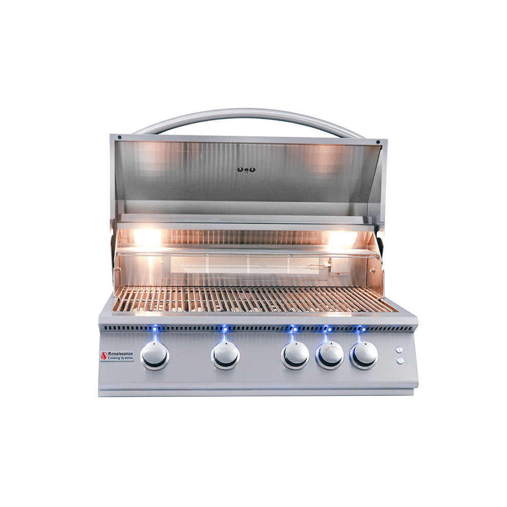 RCS - 32" Premier "L" Freestanding Grill - RJC32AL CK