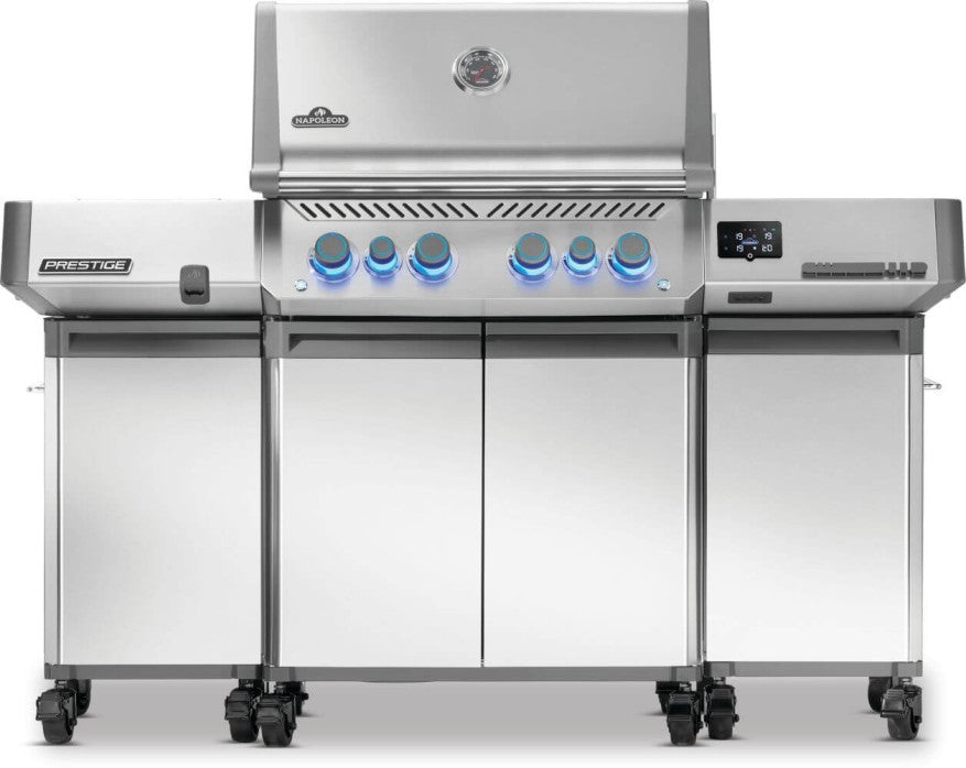 Napoleon - Prestige® Under Grill Storage Two Carts