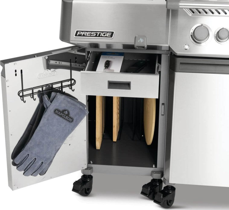 Napoleon - Prestige® Under Grill Storage Two Carts