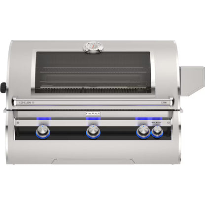 Fire Magic Echelon Diamond E790i 36-Inch Built-In Propane/Natural Gas Grill w/ Rotisserie, Magic Window & Thermometer