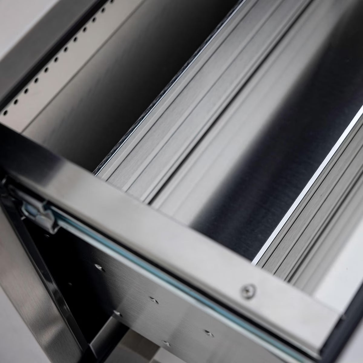 Blaze 23.5-Inch 5.1 Cu. Ft. Outdoor Rated Stainless Steel Double Drawer Refrigerator - BLZ-SSRF-DBDR5.1
