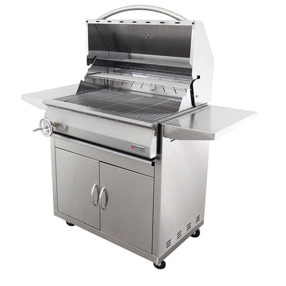 RCS - 32" Premier Freestanding Charcoal Grill - RJCC32A CK