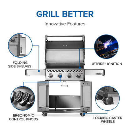 Napoleon Rogue 525 4-Burner Propane Grill - R525PSS-2
