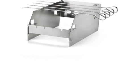 Napoleon - Side Burner Windshield - Large with Skewer Rack