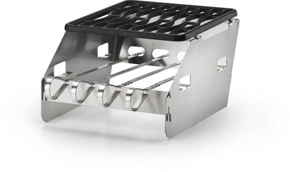 Napoleon - Side Burner Windshield - Small with Skewer Rack