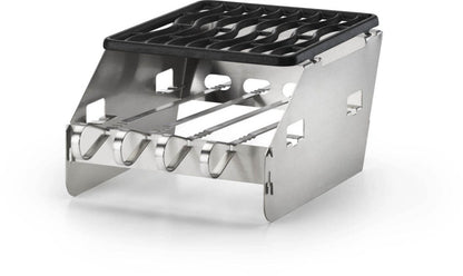Napoleon - Side Burner Windshield - Small with Skewer Rack