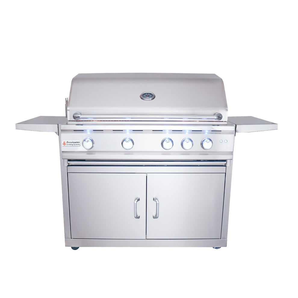 RCS - 38" Cutlass Pro Freestanding Grill - RON38B CK