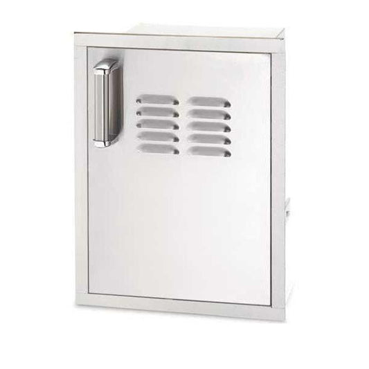 Fire Magic Premium Flush 21-Inch Single Access Door With Propane Tank Storage and Louvers