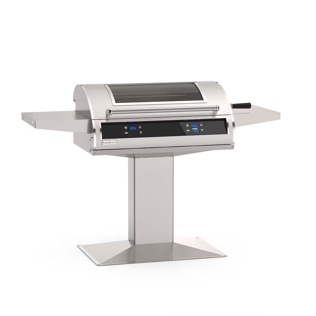 Fire Magic 30-in Patio Post-Mount Electric Grill w/ Two Controls & Window