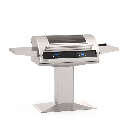 Fire Magic 30-in Patio Post-Mount Electric Grill w/ Two Controls & Window