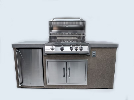 Isla recta Kokomo de 7 pies