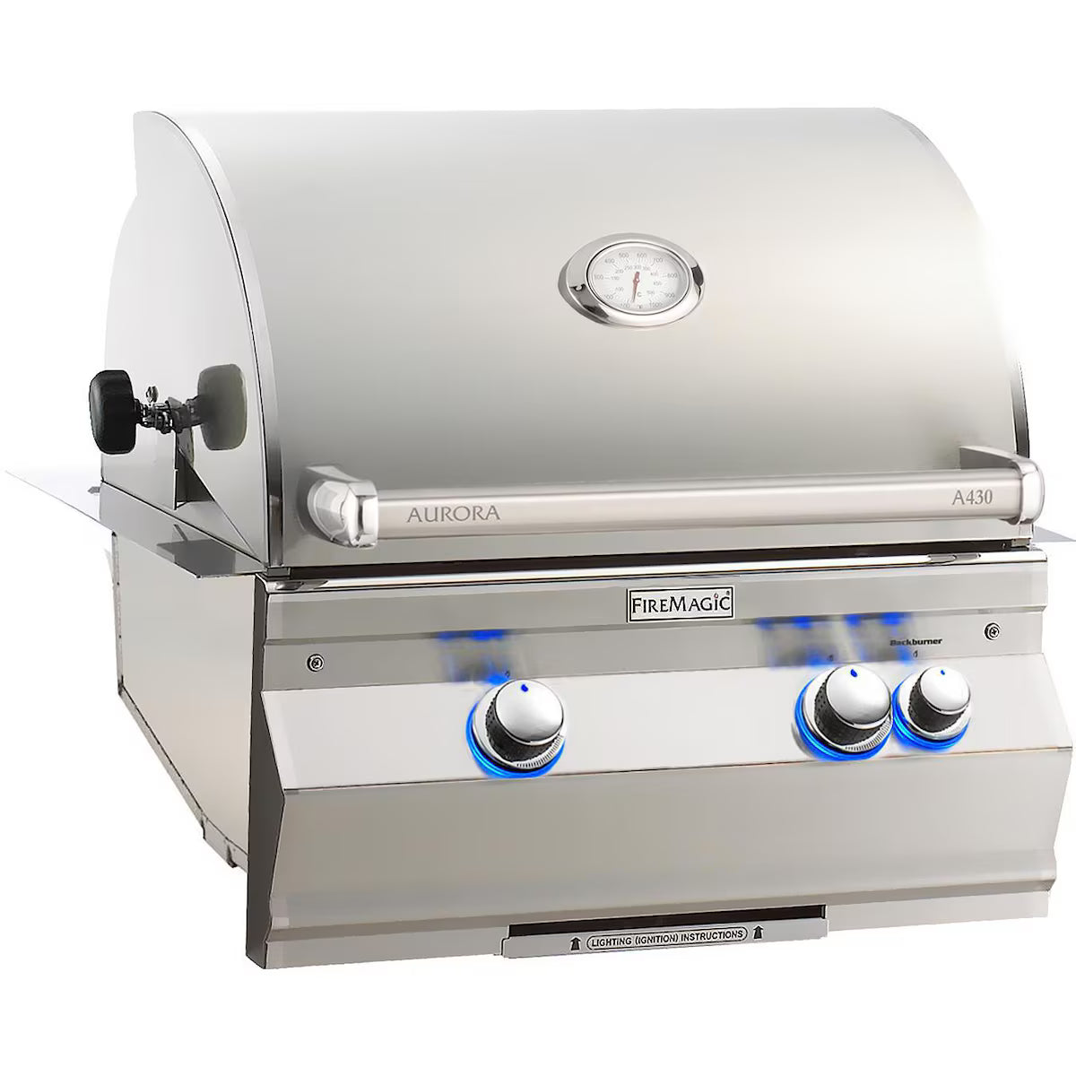 Fire Magic Aurora A430I 24-Inch Built-In Natural Gas Grill With Analog Thermometer