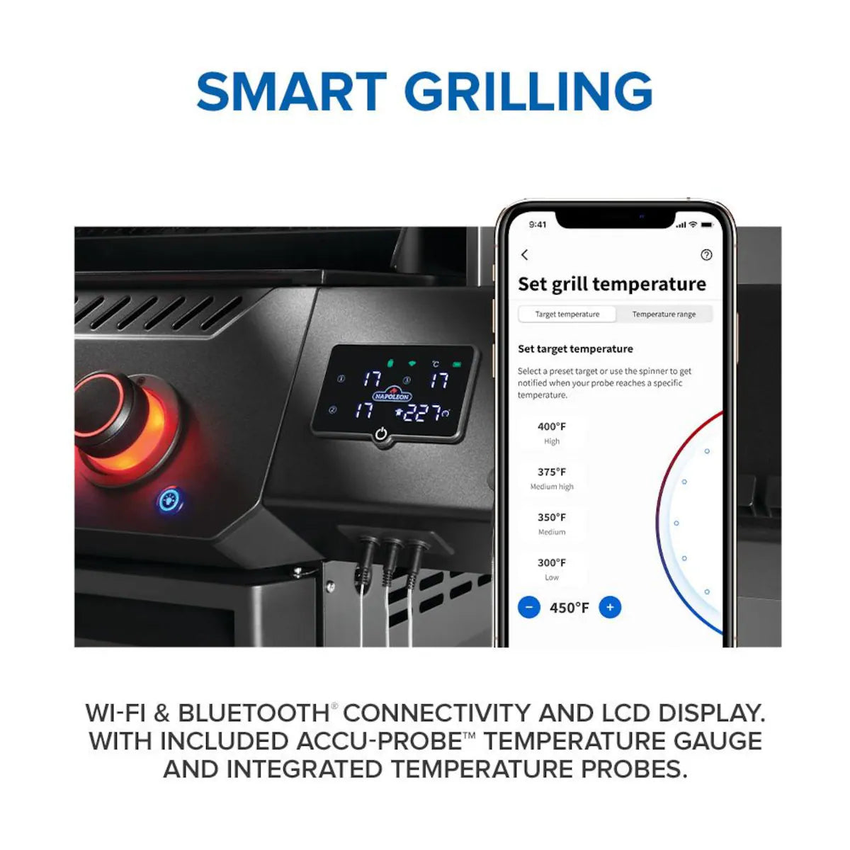 Napoleon - Prestige Phantom 500 Connected 4-Burner Propane Grill w/ Rotisserie, WiFi & Bluetooth - P500VXRSIBPK-PHM
