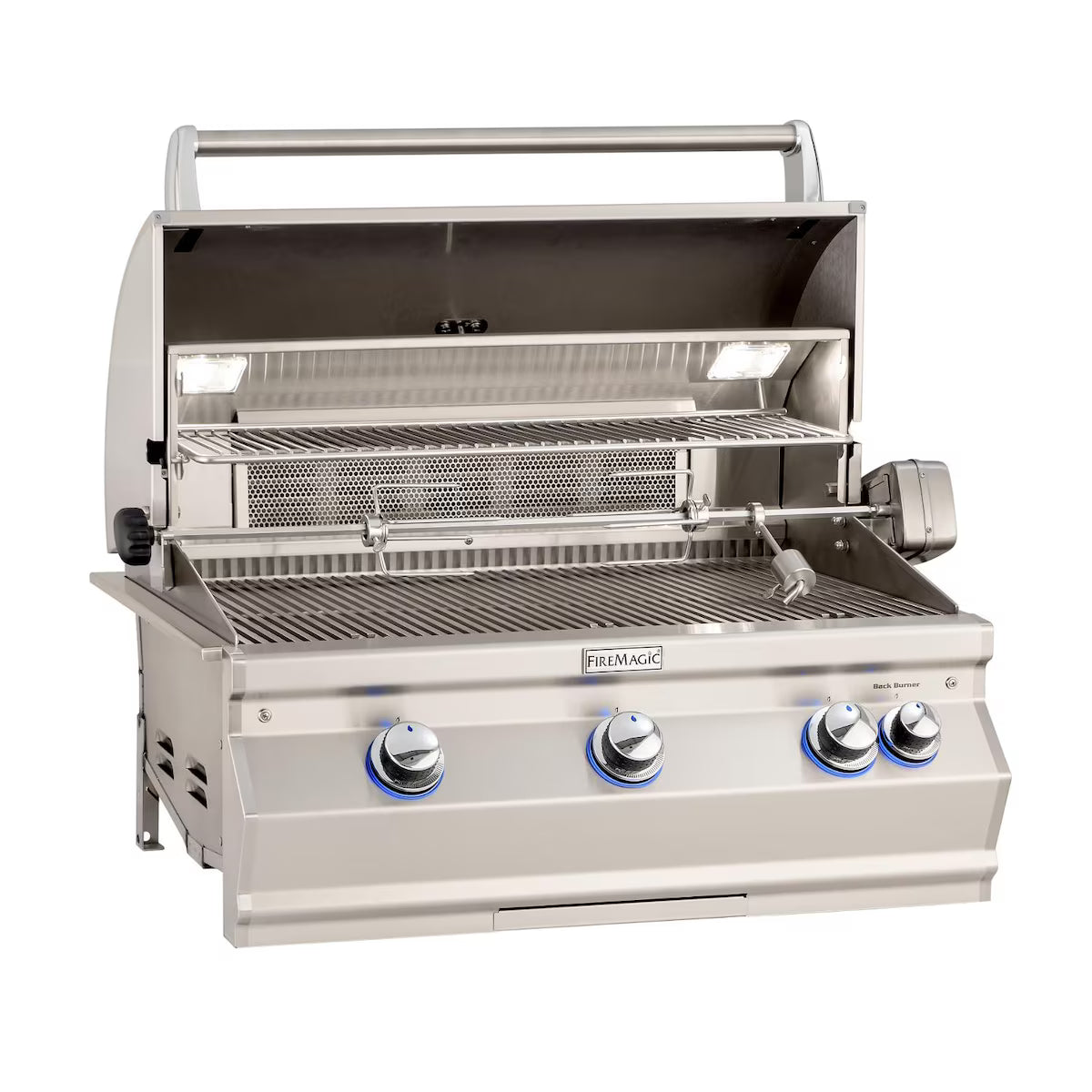 Fire Magic Aurora A790I 36-Inch Built-In Natural Gas Grill With Analog Thermometer