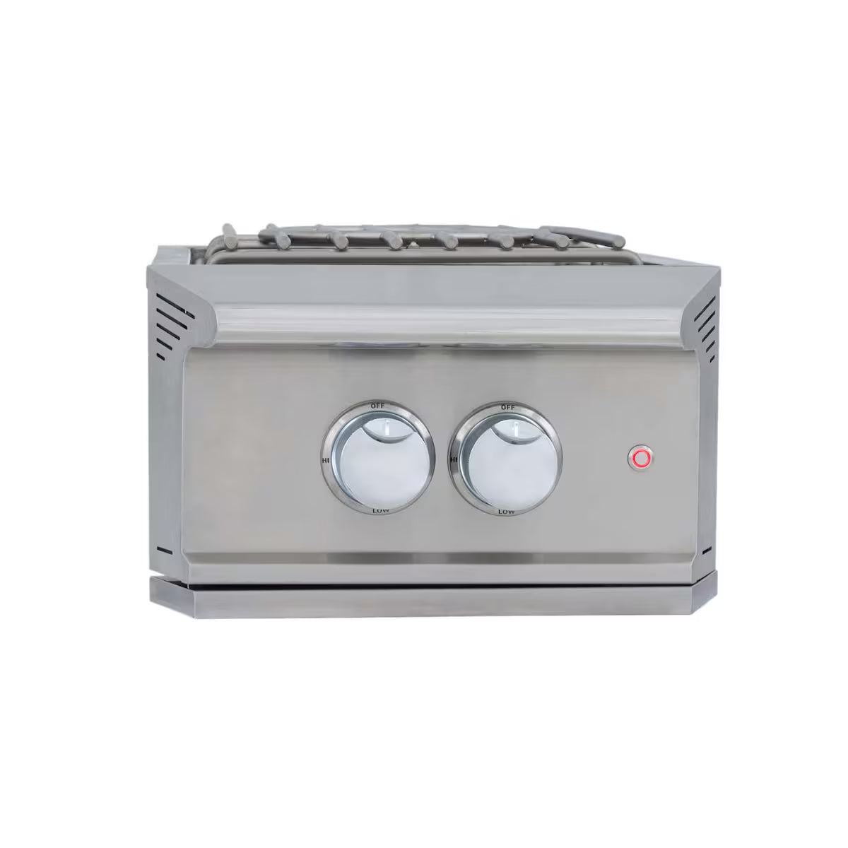Blaze - LTE PRO 60,000 BTU Built-In Natural Gas/Propane Power Burner w/ Wok Ring & Lid - BLZ-PBLTEPRO