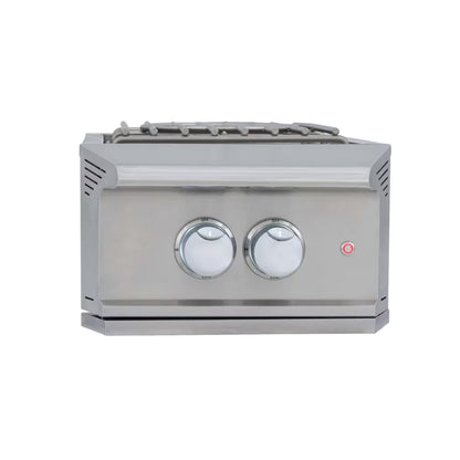Blaze - LTE PRO 60,000 BTU Built-In Natural Gas/Propane Power Burner w/ Wok Ring & Lid - BLZ-PBLTEPRO