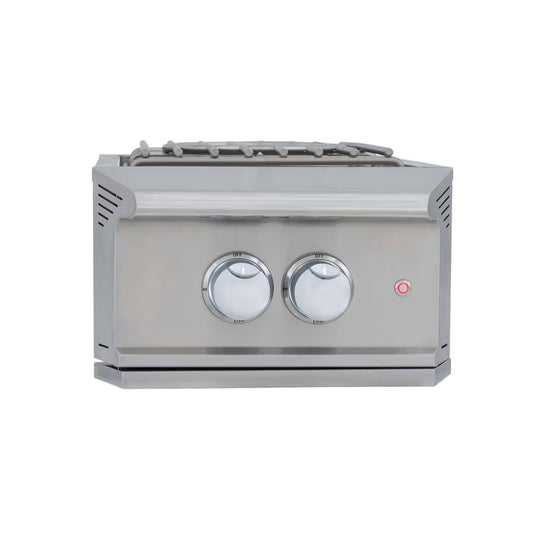 Blaze - LTE PRO 60,000 BTU Built-In Natural Gas/Propane Power Burner w/ Wok Ring & Lid - BLZ-PBLTEPRO