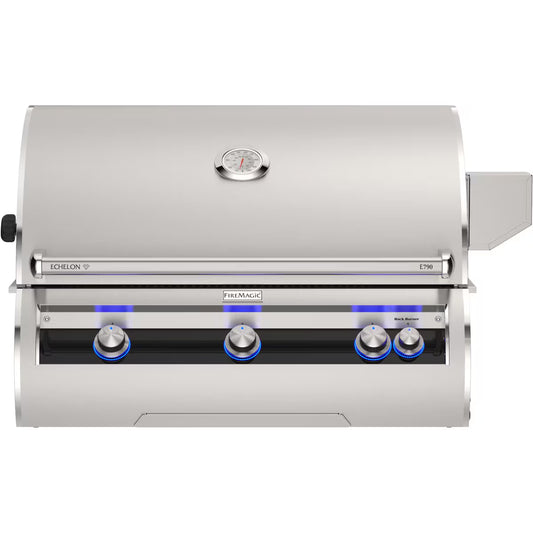 Fire Magic Echelon Diamond E790i 36-Inch Built-In Propane/Natural Gas Grill w/ Rotisserie & Thermometer