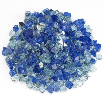 American Fire Glass - 1/2" Bora Bora Reflective, 10 lb. Jar Fire Glass