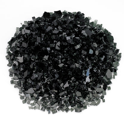 American Fire Glass - NLA--NLA---------1/4" Black, 10 lb. Jar
