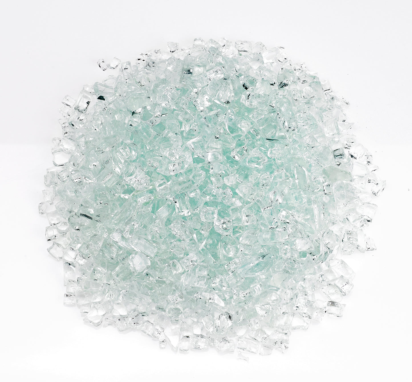 American Fire Glass - NLA---1/4" Clear, 10 lb. Jar Fire Glass