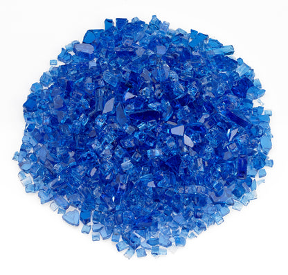 American Fire Glass - NLA-NLA-1/4" Cobalt, 10 lb. Jar Fire Glass