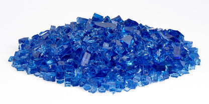 American Fire Glass - NLA-NLA-1/4" Cobalt, 10 lb. Jar Fire Glass