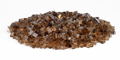 American Fire Glass - NLA-1/4" Copper, 10 lb. Jar Fire Glass